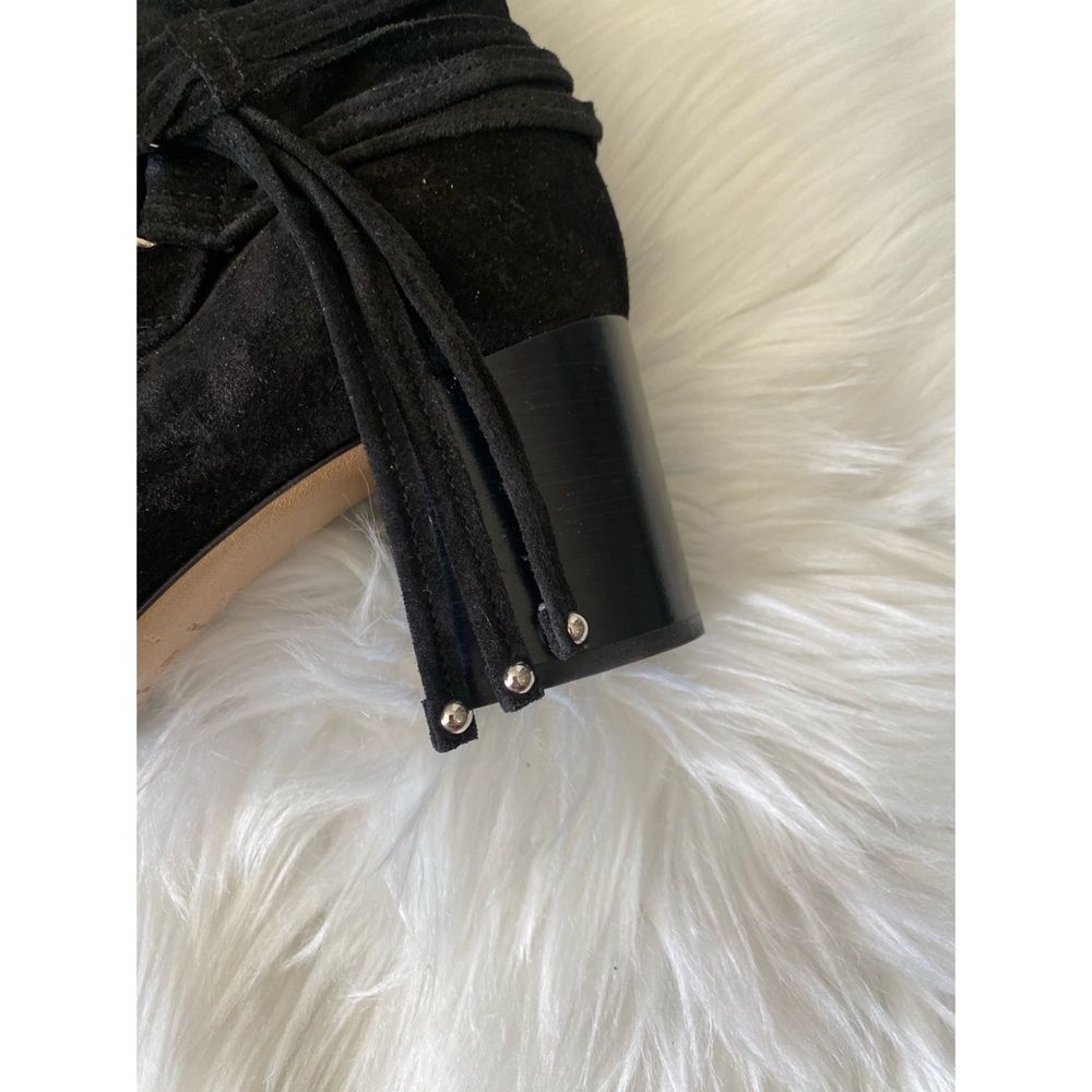 Rag & Bone Tie Up Suede Bootie Boot - image 4